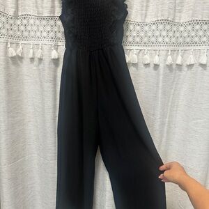 Girls Elegant Black Jumpsuit